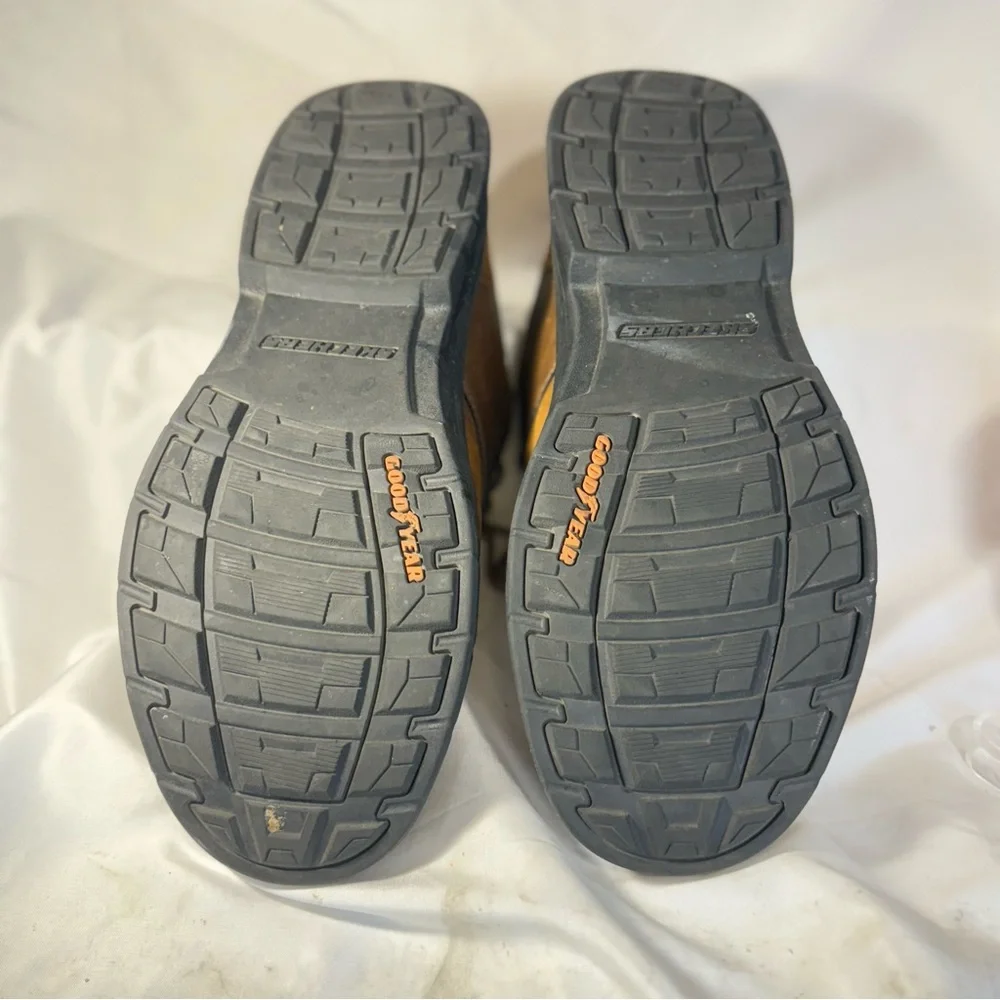 Skechers Goodyear relax fit Men's Brown Leather Shoes size‎ 13